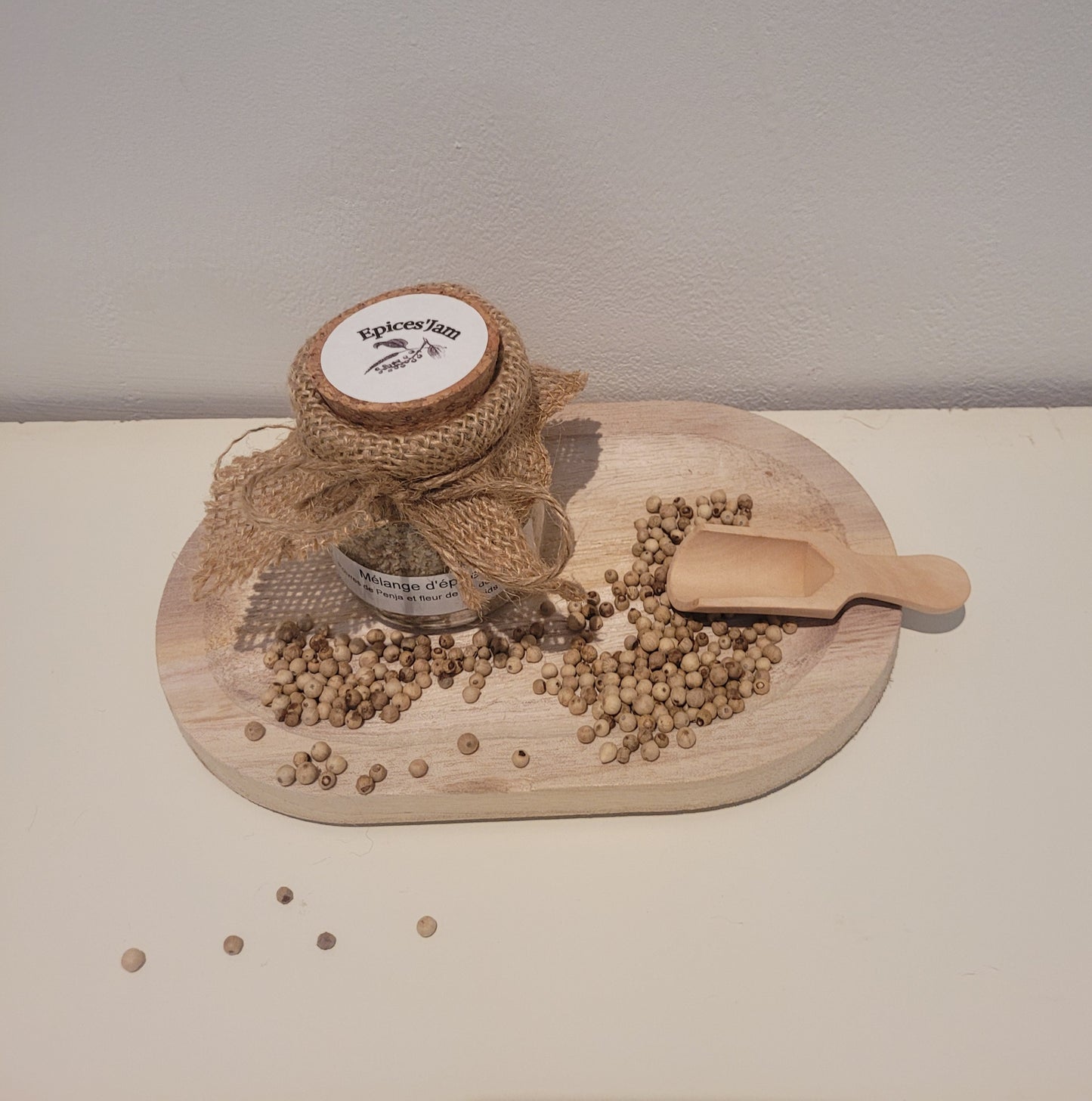 Mélange Poivre Blanc / Fleur de Sel de Guérande - 50g